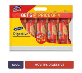 McVitie’s Digestive Biscuits Get 5 @ Price of 4