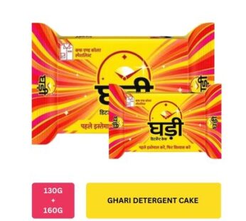 Ghari Detergent Cake Washing Bar 130g+60g