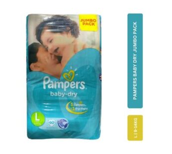 Pampers Baby Dry size – L Jumbo Pack