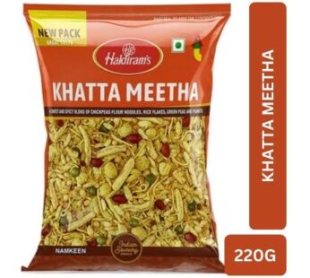 Haldiram Khatta Meetha Namkeen 220g