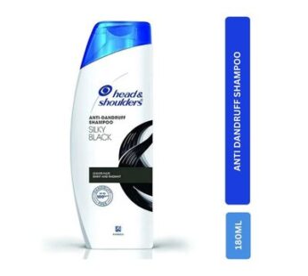 Head & Shoulders Silky Black Anti-Dandruff Shampoo 180ml