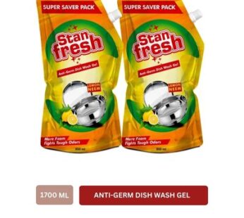 Stan Fresh Anti-Germ Dish Wash Gel (850ml+850ml)