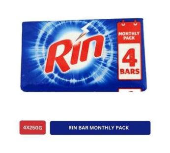 Rin Bar Monthly Pack 4 Bars (4x250g)