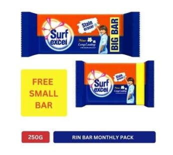 Surf Excel Big Bar free Small Bar (250g+80g)