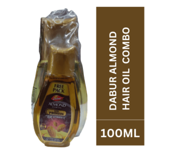 Dabur ALmond Hair Oil WIth Soya Protien 10x Vitamin E Combo 100ml