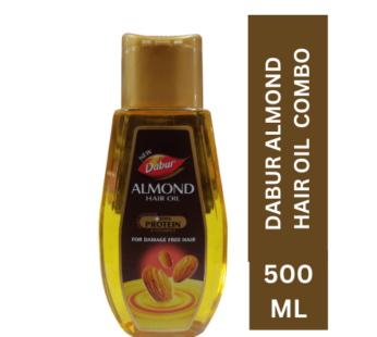 Dabur ALmond Hair Oil WIth Soya Protien 10x Vitamin E 500ml