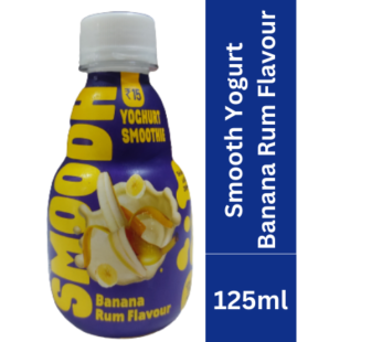 Smooth Yogurt Smoothie Banana Rum Flavour 125ml